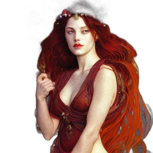 crown, dress, fantasy art, concept art transparent PNG cut-out