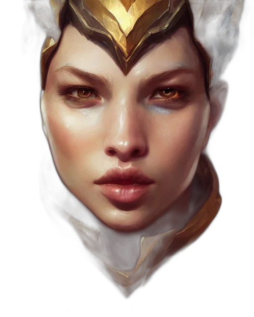 face, crown, mask, jewelry, fantasy art, concept art, photorealistic, comic book art transparent PNG cut-out