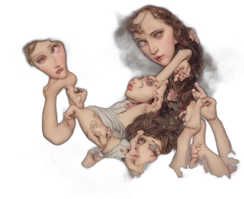 concept art, fantasy art, photorealistic, pixel art transparent PNG cut-out