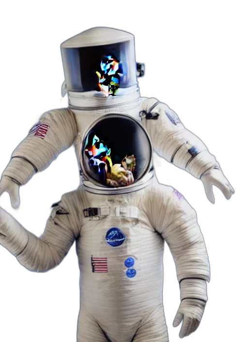 robot, staff, mask, jacket transparent PNG cut-out