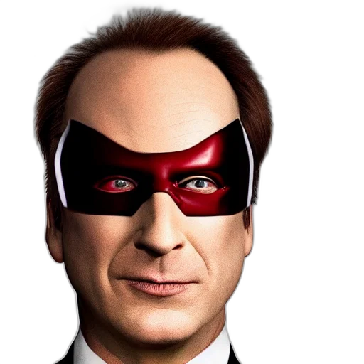 mask, face, bob, odenkirk transparent PNG cut-out
