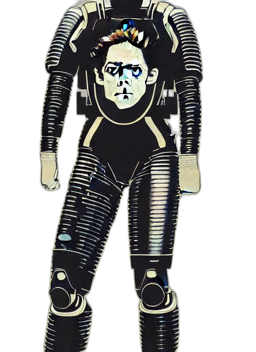 robot, staff, jacket, mask transparent PNG cut-out