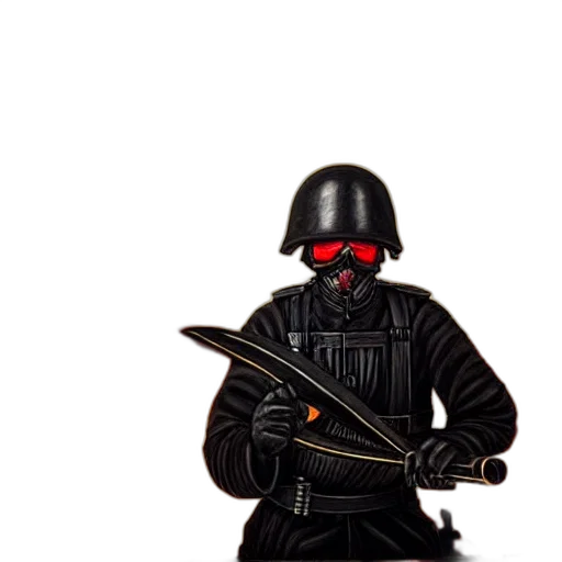 staff, weapon, robot, mask transparent PNG cut-out