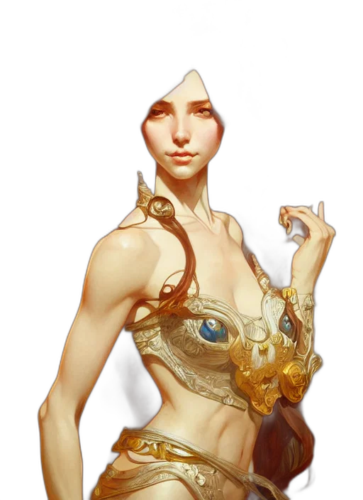 dress, jewelry, face, mask transparent PNG cut-out