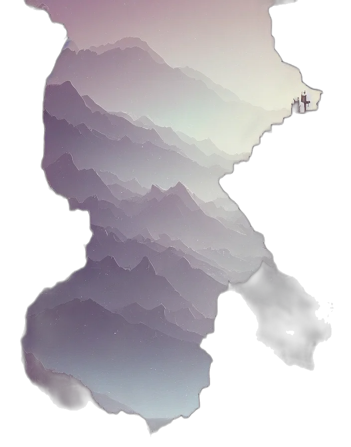 crown, face, mask, hair, pixel art, concept art, fantasy art, watercolor transparent PNG cut-out