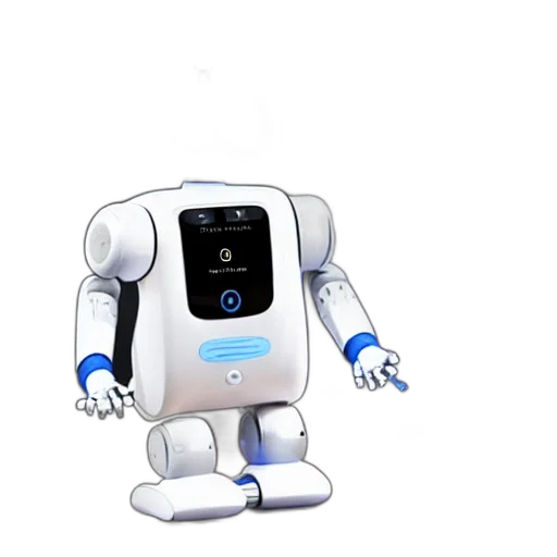 robot, 3d render, concept art, home transparent PNG cut-out