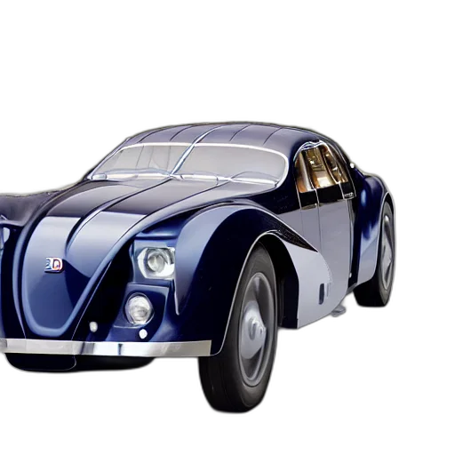 car, 3d render, photorealistic, concept art, film, still, bugatti, type transparent PNG cut-out
