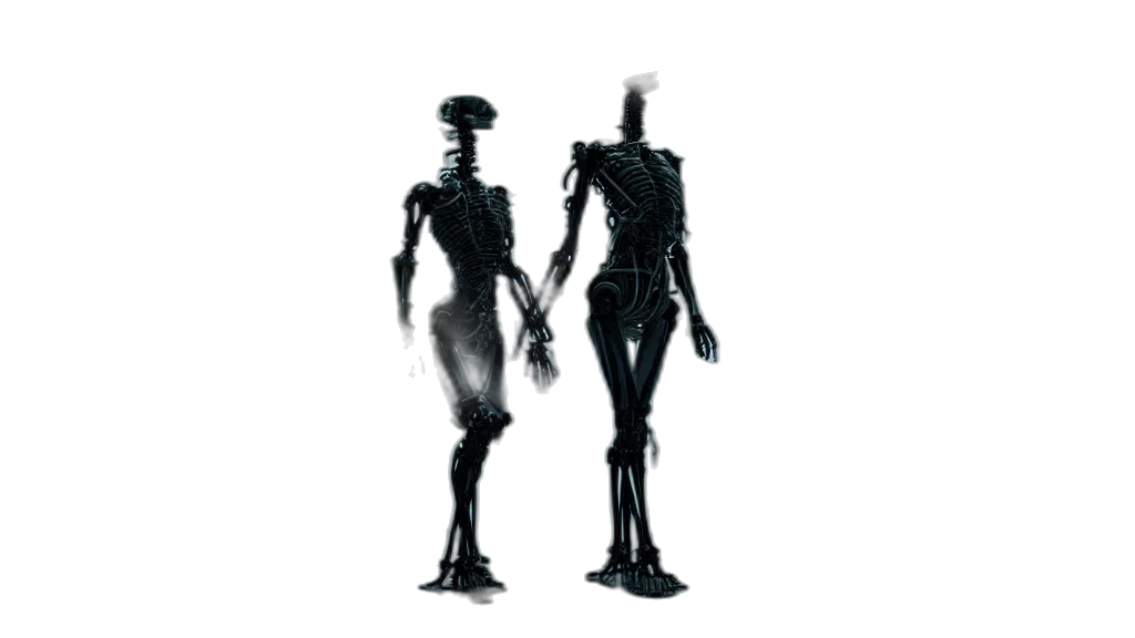robot, creature, dress, concept art transparent PNG cut-out