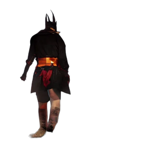 mask, staff, jacket, weapon transparent PNG cut-out