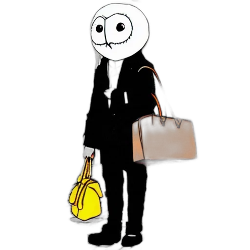 staff, jacket, face, jewelry transparent PNG cut-out