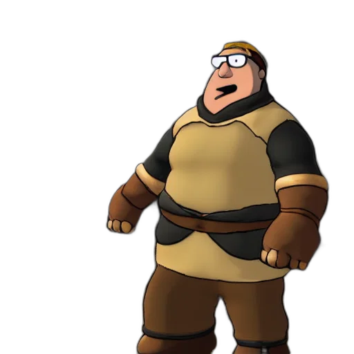 staff, animal, creature, sword, concept art, 3d render, cartoon, fantasy art transparent PNG cut-out