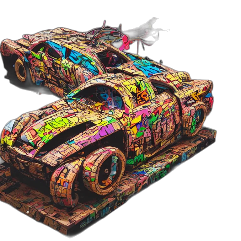 car, weapon, dragon, robot transparent PNG cut-out