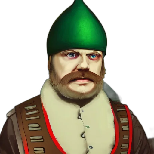 staff, face, hat, crown, concept art, fantasy art, 3d render, photorealistic transparent PNG cut-out