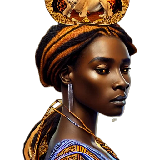 crown, jewelry, face, fantasy art transparent PNG cut-out