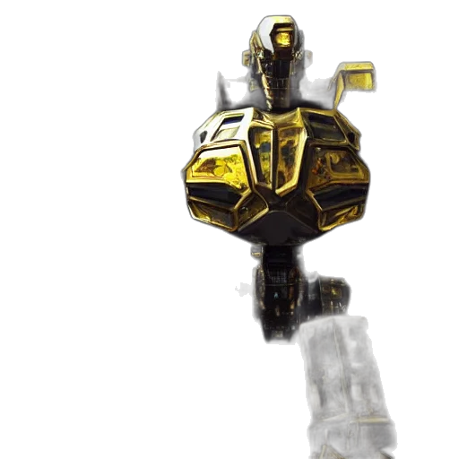 robot, weapon, staff, sword, concept art, 3d render, fantasy art, pixel art transparent PNG cut-out