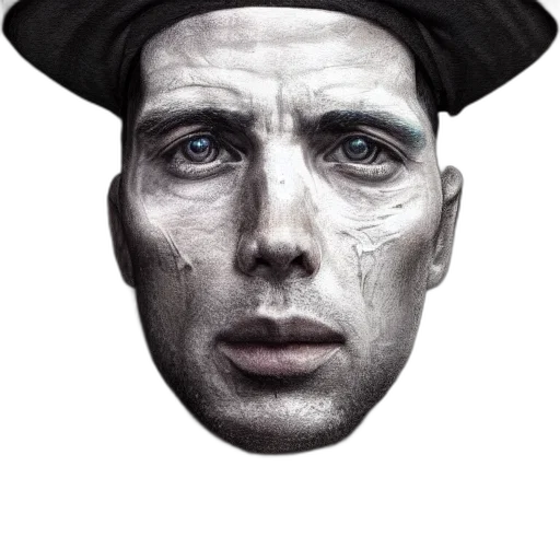 hat, face, mask, staff transparent PNG cut-out