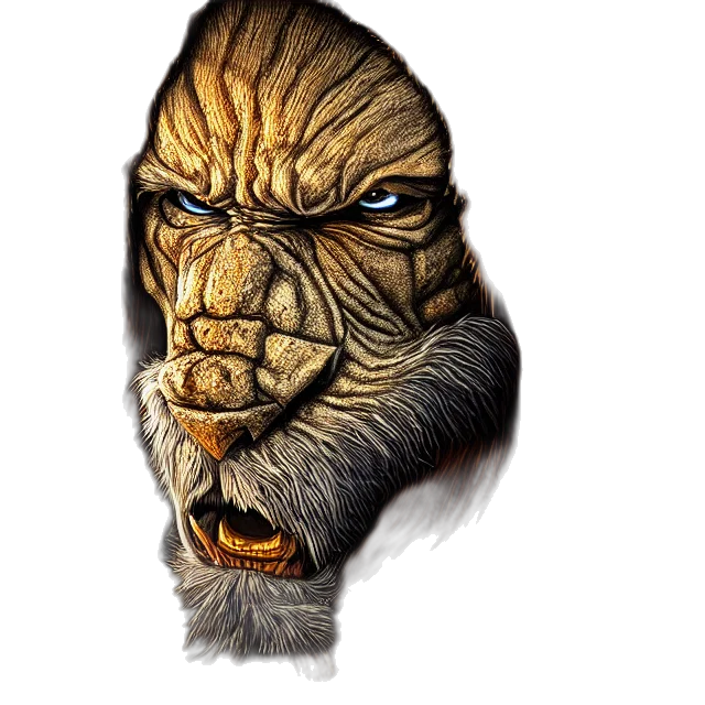 creature, mask, face, animal, concept art, fantasy art, photorealistic, 3d render transparent PNG cut-out