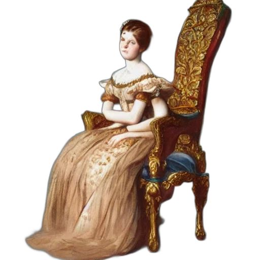 dress, crown, furniture, jewelry transparent PNG cut-out