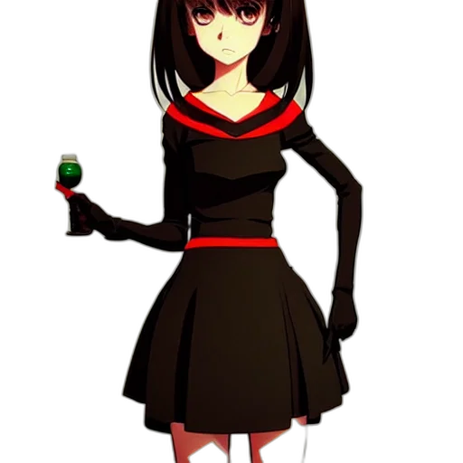 dress, staff, weapon, pixel art transparent PNG cut-out