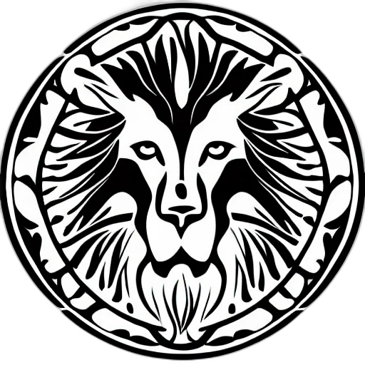 crown, animal, staff, dragon, fantasy art, concept art, comic book art, monochrome transparent PNG cut-out
