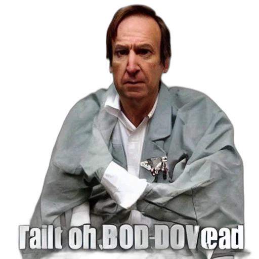 robot, jacket, staff, hair, saul, goodman, prison, uniform transparent PNG cut-out