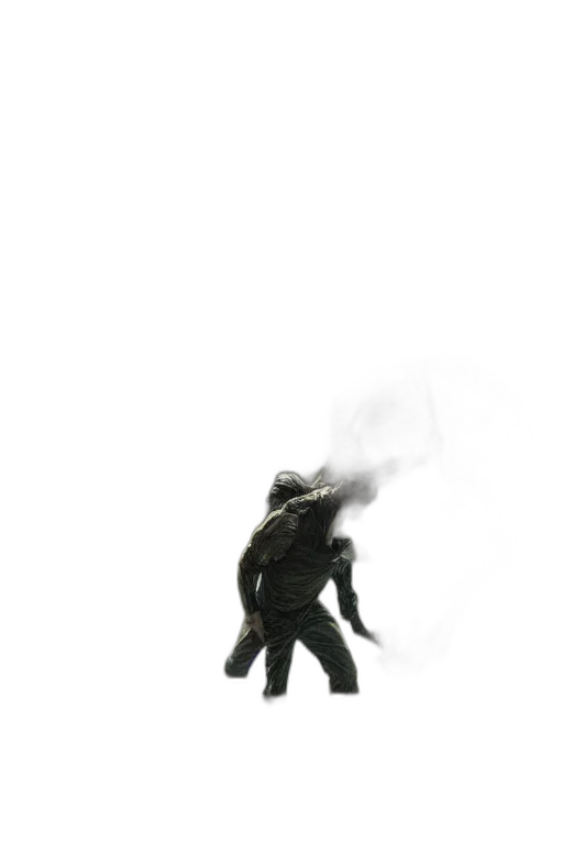 robot, jacket, creature, mask transparent PNG cut-out