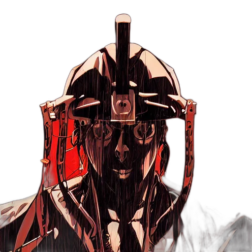 robot, mask, face, staff transparent PNG cut-out