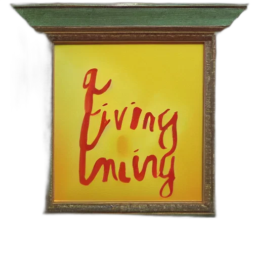 photorealistic, logo, giving, money, oil, painting transparent PNG cut-out