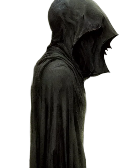 mask, dress, staff, face, concept art, 3d render, fantasy art, photorealistic transparent PNG cut-out