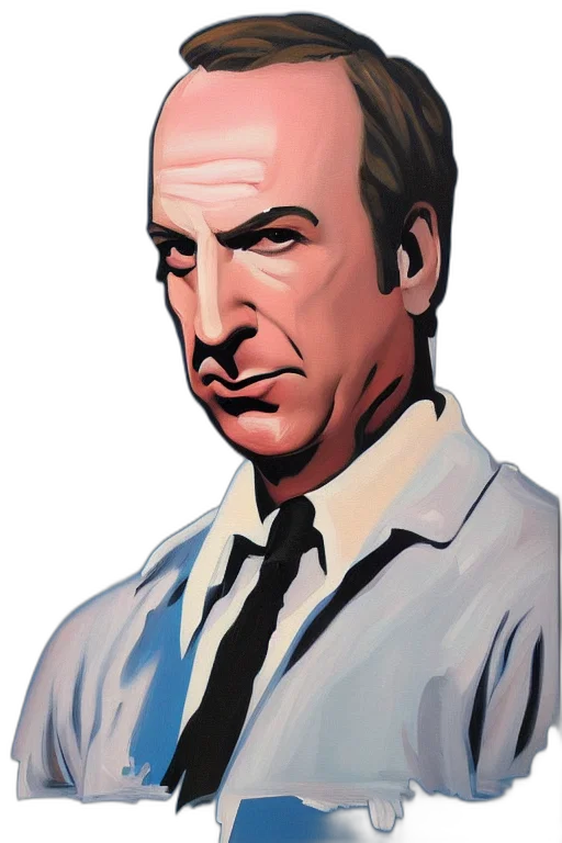 face, staff, jacket, comic book art transparent PNG cut-out