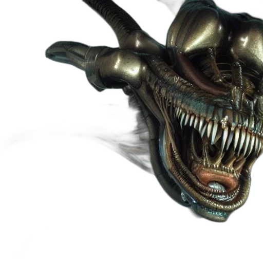 creature, dragon, mask, animal, 3d render, concept art, photorealistic, octane transparent PNG cut-out