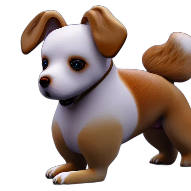 animal, creature, staff, 3d render transparent PNG cut-out