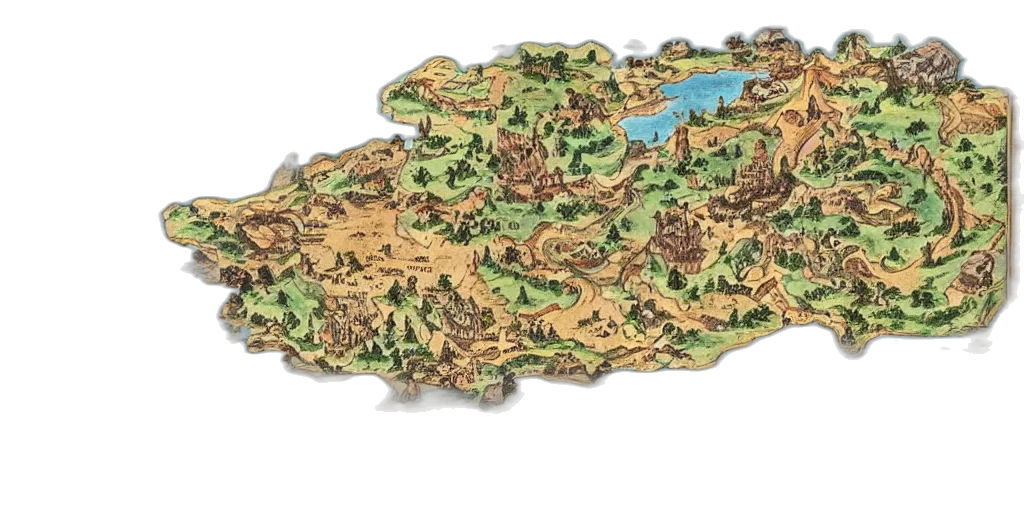 concept art, fantasy art, 3d render, pixel art transparent PNG cut-out