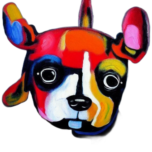 mask, animal, face, watercolor transparent PNG cut-out
