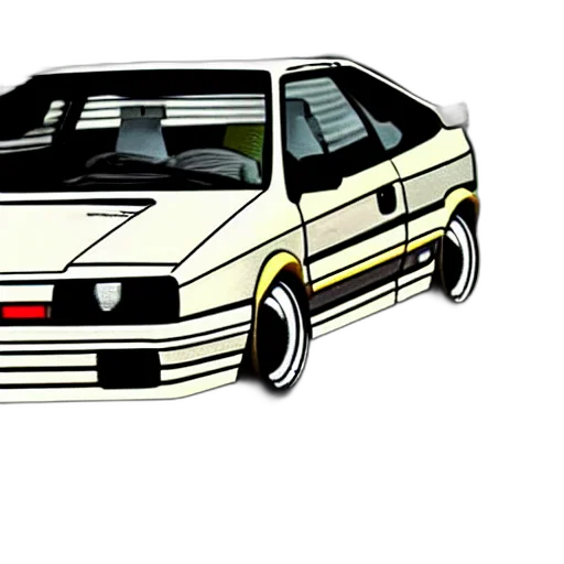 car, photorealistic, concept art, pixel art transparent PNG cut-out