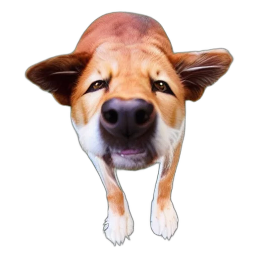 animal, face, hat, creature, photorealistic, 3d render, watercolor, concept art transparent PNG cut-out