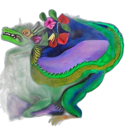 dragon, creature, animal, hat, concept art, photorealistic, watercolor, fantasy art transparent PNG cut-out