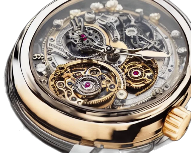 jewelry, steampunk, tourbillon, watch transparent PNG cut-out