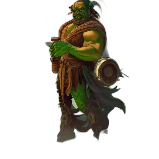 staff, weapon, creature, concept art, fantasy art, pixel art, 3d render, green transparent PNG cut-out