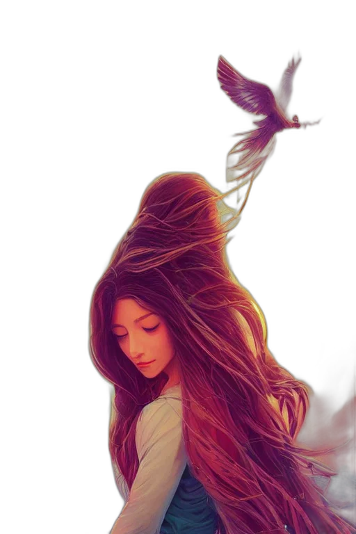 hair, creature, face, mask transparent PNG cut-out