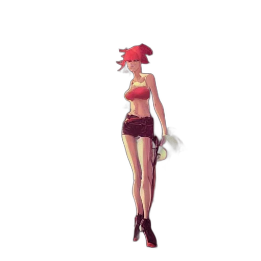 dress, staff, hat, weapon transparent PNG cut-out