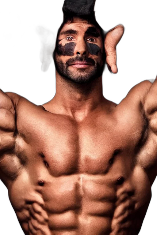 mask, face, animal, creature, photorealistic, portrait, handsome, years transparent PNG cut-out