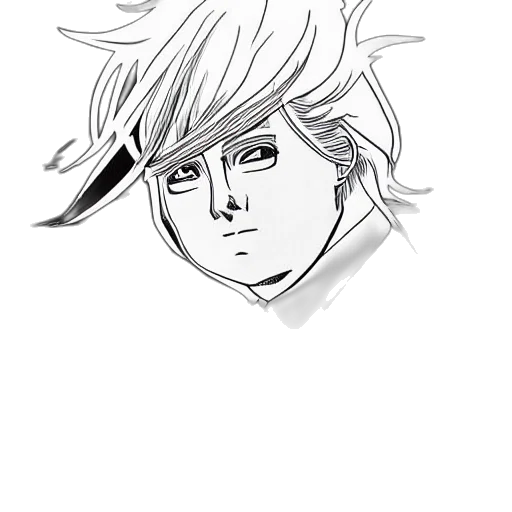 face, mask, cartoon, comic book art, anime, pencil sketch, monochrome, trump transparent PNG cut-out