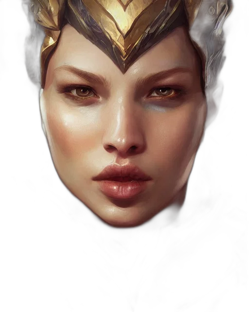 face, mask, crown, jewelry, fantasy art, photorealistic, concept art, comic book art transparent PNG cut-out