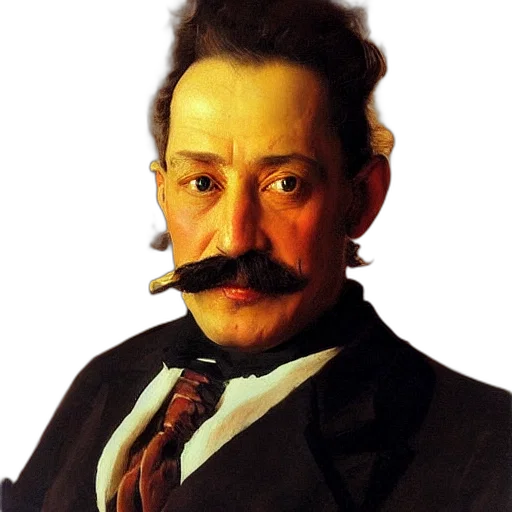 face, staff, photorealistic, oil painting, fantasy art, concept art, nikolay, makovsky transparent PNG cut-out