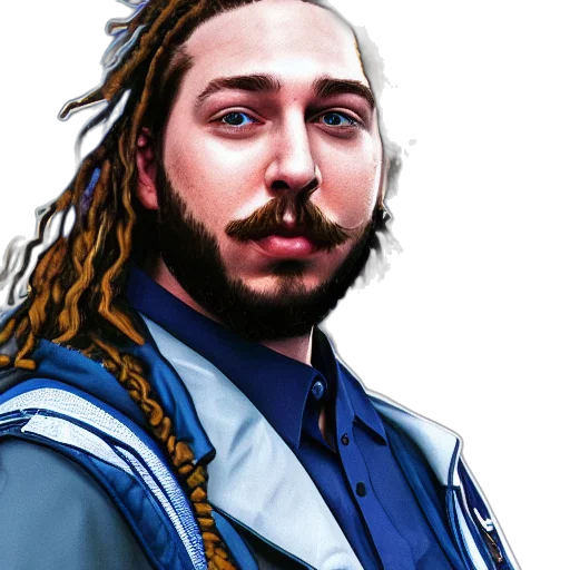 jacket, staff, face, photorealistic transparent PNG cut-out