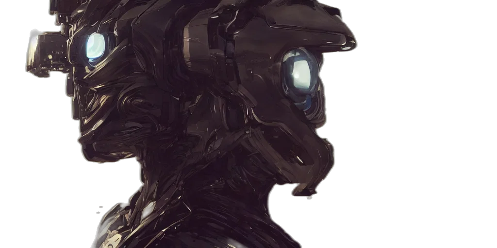 robot, mask, face, creature transparent PNG cut-out