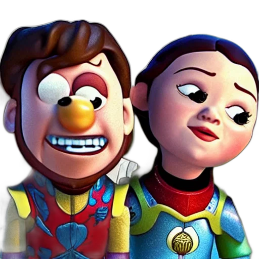 face, 3d render, comic book art, cartoon transparent PNG cut-out