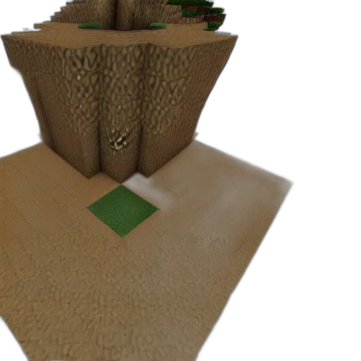 hat, crown, tree, building, 3d render, concept art, pixel art, photorealistic transparent PNG cut-out
