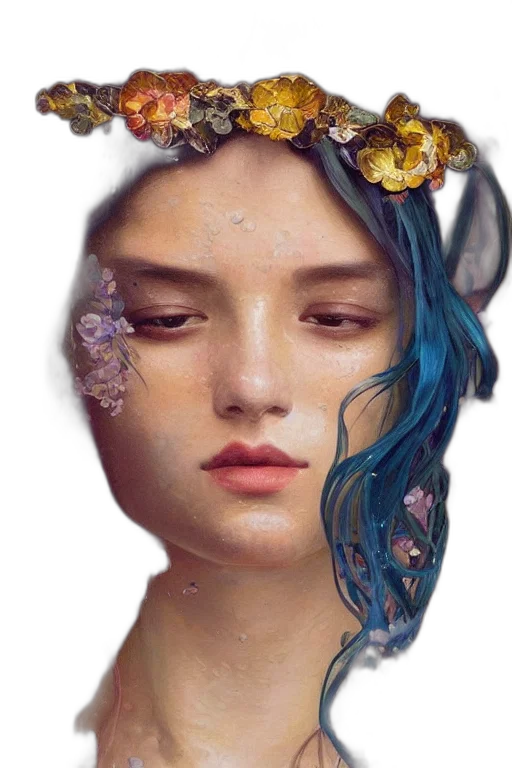 crown, jewelry, face, mask transparent PNG cut-out